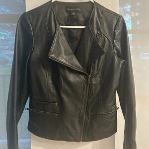 BLACK MOTO LEATHER JACKET